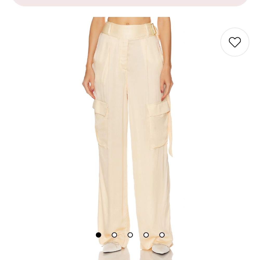 L’academie satin cargo pants nwt
